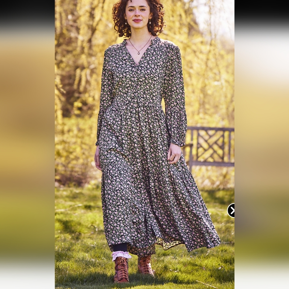 April Cornell, maxi dress.\n Size, small.
